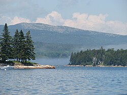 View of the coast near Southwest Harbor