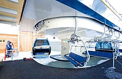 A hybrid lift in Turracher Höhe, Austria.