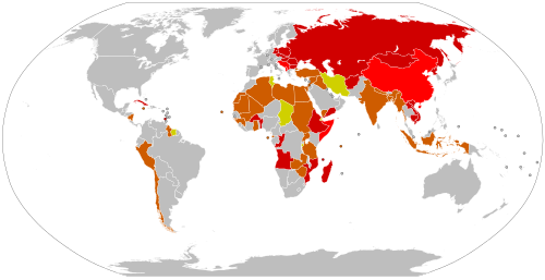 States that had communist governments Other states allied with the Soviet Union at some point