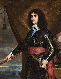 Charles in exile, painted by Philippe de Champaigne, c. 1653