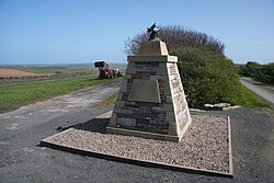 Monument to Ted Fresson at Wideford Farm