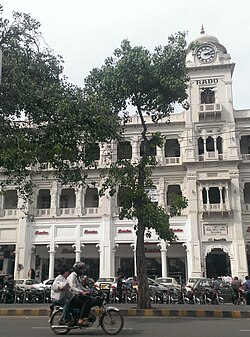 The Mall, Lahore's pre-independence commercial core, features many examples of colonial architecture.