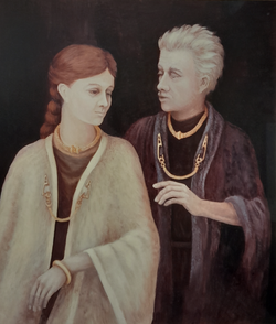 Illustration of an Iron Age British couple