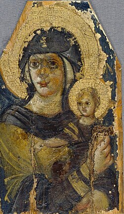 Byzantine Iconography, representative of the reign of Emperor Justinian.