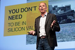 Speaking in Phoenix, Arizona in April 2017.