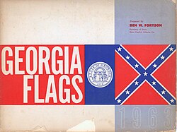 Georgia Flags by Fortson, 1963