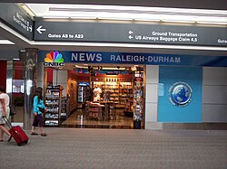 CNBC News Store at Raleigh-Durham International Airport