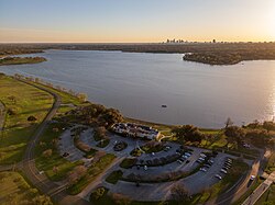 White Rock Lake and the Bath House Cultural Center
