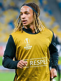 Mbabu training for Young Boys ahead of a match against Dynamo Kyiv on 19 October 2017.