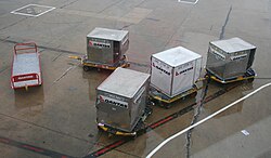 A number of LD-designation Unit Load Device containers