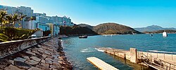 Western section of the promenade of HKUST