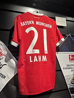 Shirt worn by club legend Philipp Lahm