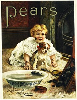Poster for Pears soap created under Thomas J. Barratt's leadership, 1900. Victoria and Albert Museum, London