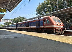 Second generation DEMU train in India