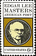 Edgar Lee Masters on a 1970 stamp