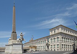 Palazzo del Quirinale, current seat of the President of the Italian Republic