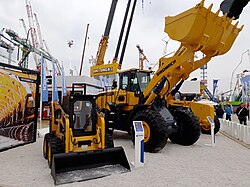 Sinomach wheel loaders exhibited at BAUMA 2019
