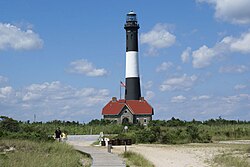The Lighthouse at the Fire Island National Seashore