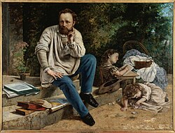 Pierre-Joseph Proudhon, main theorist of mutualism and influential French socialist thinker