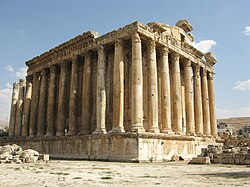 The Temple of Bacchus is considered among the best preserved Roman temples in the world, c. 150 AD.