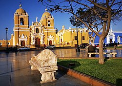 Cathedral Basilica of Saint Mary, Trujillo. As a young missionary, Prevost served in various roles in the Archdiocese of Trujillo.
