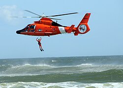 US Coast Guard Eurocopter HH-65 Dolphin SAR helicopter