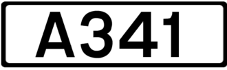 The A341 runs east-west across the north of Bournemouth and Poole.