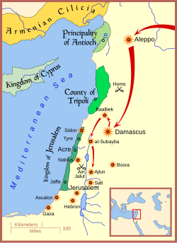 The Mongol conquest of Ayyubid Syria