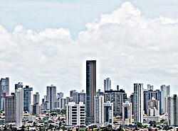 View of the city centre of Natal