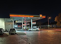 Shell gas station in Plumstead, Cape Town
