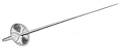 Pariser small sword, derived from the French foil