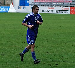 Pahars playing for Skonto