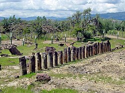 Ruins of the astronomical Muisca temple at El Infiernito ("the little hell") near Villa de Leyva