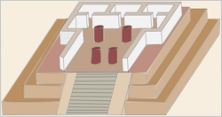 The structure B1-2 showing the interior of temple of the phase 3B