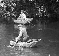 Coracles on the River Teifi