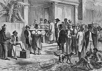 Freedmen voting in New Orleans, 1867