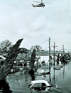 Flooding after Betsy, 1965