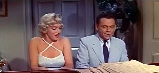 Marilyn Monroe and Tom Ewell in the Seven Year Itch (1955) trailer