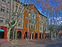 Plaza Plate (Plate Square) on a cold autumn morning