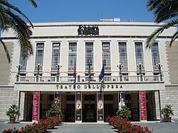 The Teatro dell'Opera di Roma at the Piazza Beniamino Gigli