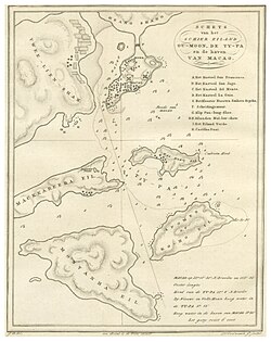Map of Macau and its vicinity in 1836