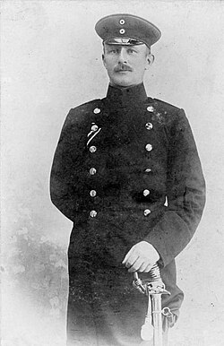 Captain von Lettow-Vorbeck, stationed in German South-West Africa in 1904