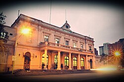 The Mitre Railway station, the only terminal active for passenger services