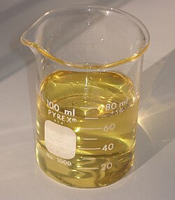 Pure biodiesel (B-100) made from soybeans