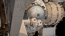 NanoRacks Bishop airlock module installed on the ISS