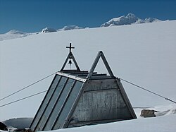 The old premises of St. Ivan Rilski Chapel in Antarctica