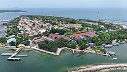 Untung Jawa Island, part of the Thousand Islands north of Jakarta's coast