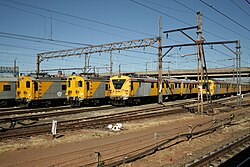 Metrorail trains in Johannesburg in 2011