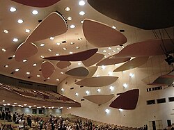 Floating Clouds, 1953, by Alexander Calder in the Aula Magna