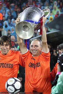 Hristo Stoichkov won the Balkan Athlete of the Year in 1994.